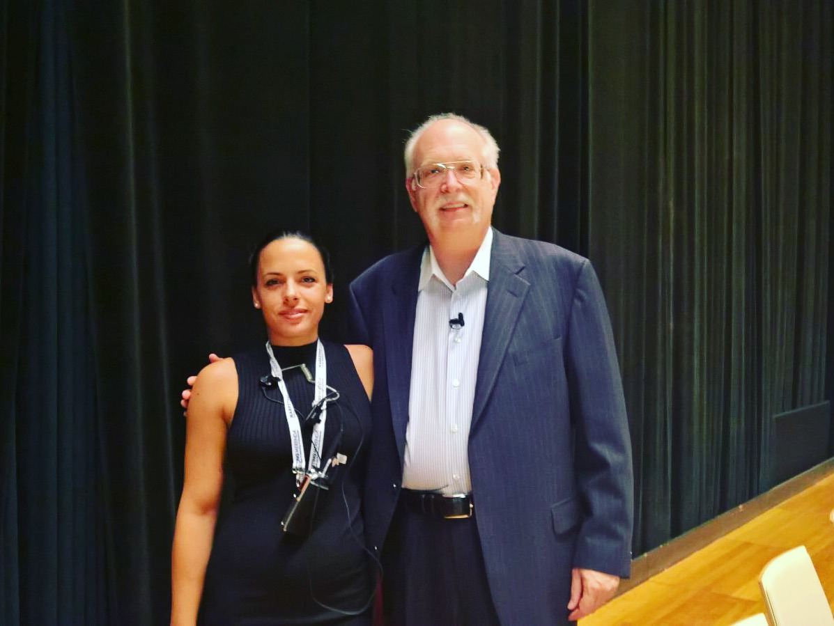 Cristina con Dan Kennedy